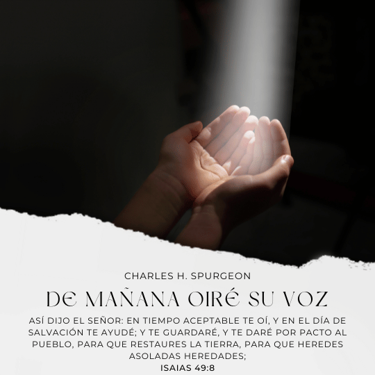 Así dijo Jehová: En tiempo aceptable te oí, y en el día de salvación te ayudé; y te guardaré, y te daré por pacto al pueblo, para que restaures la tierra, para que heredes asoladas heredades;