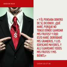 Y él pensaba dentro de sí, diciendo: ¿Qué haré, porque no tengo dónde guardar mis frutos? Y dijo: Esto haré: derribaré mis graneros, y los edificaré mayores, y allí guardaré todos mis frutos y mis bienes;